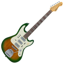 Load image into Gallery viewer, Green/Yellowburst Vintage REVO Series Galactica Electric Guitar