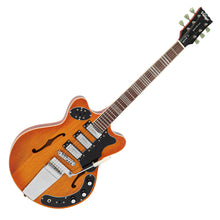 Load image into Gallery viewer, Amberburst Vintage REVO Series Superthin Electric Guitar