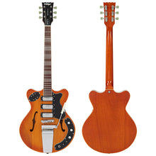 Load image into Gallery viewer, Amberburst Vintage REVO Series Superthin Electric Guitar