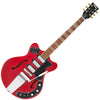 Vintage REVO Series Superthin Guitar ~ Cherry Red