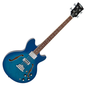 Blueburst Vintage REVO Series 'Supreme' Semi-Acoustic Bass Guitar