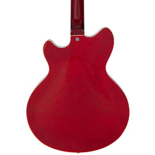 Load image into Gallery viewer, Cherry Red Vintage REVO Series &#39;Supreme&#39; Semi-Acoustic Bass Guitar