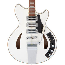 Load image into Gallery viewer, Vintage REVO Series &#39;Supreme&#39; Semi-Acoustic Guitar ~ Arctic White