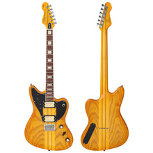 Load image into Gallery viewer, Amber Burst Vintage REVO Series &#39;Integra&#39; Electric Guitar