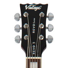 Load image into Gallery viewer, Tobacco Sunburst Vintage REVO Series &#39;Custom Supreme&#39; Baritone VI Semi-Acoustic Guitar