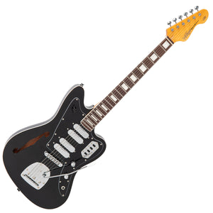 Boulevard Black Vintage REVO Series 'Surfmaster Quad' Electric Guitar