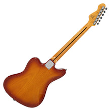 Load image into Gallery viewer, Vintage REVO Series &#39;Surfmaster 90&#39; Electric Guitar ~ Amberburst