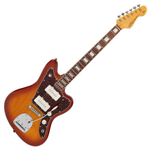 Load image into Gallery viewer, Vintage REVO Series &#39;Surfmaster 90&#39; Electric Guitar ~ Amberburst