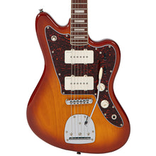 Load image into Gallery viewer, Vintage REVO Series &#39;Surfmaster 90&#39; Electric Guitar ~ Amberburst