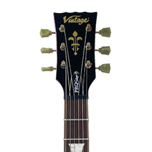 Load image into Gallery viewer, Distressed Pink to Silver Burst Vintage VS6 ProShop Unique Electric Guitar 