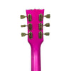 Distressed Pink to Silver Burst Vintage VS6 ProShop Unique Electric Guitar 