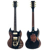 Heavy Distressed Black with Bigsby Vintage VS6 ProShop Unique Electric Guitar
