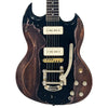 Heavy Distressed Black with Bigsby Vintage VS6 ProShop Unique Electric Guitar