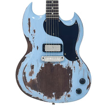 Load image into Gallery viewer, Heavy Distressed Lake Placid Vintage VS6 ProShop Unique Electric Guitar