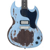 Heavy Distressed Lake Placid Vintage VS6 ProShop Unique Electric Guitar