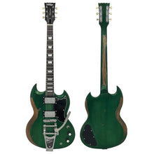 Load image into Gallery viewer, Heavy Distressed Racing Green Vintage VS6 ProShop Unique Electric Guitar
