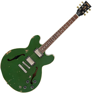 Olive Drab Green Vintage VSA500 ProShop Unique Electric Guitar