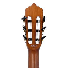 Load image into Gallery viewer, Black Vintage Santos Slim Body Electro-Acoustic Guitar