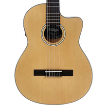 Load image into Gallery viewer, Natural Vintage Statesboro' Santos Slim Body Electro-Acoustic Guitar