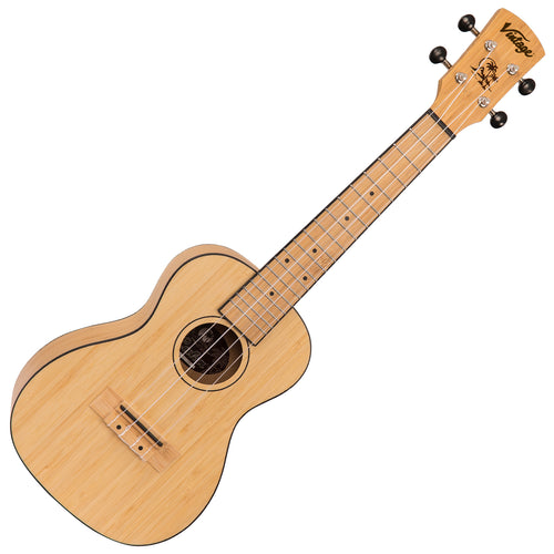 Vintage Laka Bamboo Series Concert Ukulele & Carry Bag