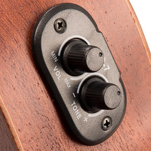Load image into Gallery viewer, Vintage Laka Mahogany Series Electro-Acoustic Soprano Ukulele &amp; Carry Bag
