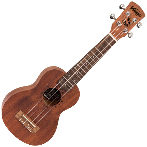 Vintage Laka Mahogany Series Soprano Ukulele & Carry Bag