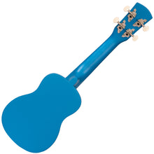 Load image into Gallery viewer, Blue Vintage Laka Rainbow Series Soprano Ukulele &amp; Carry Bag
