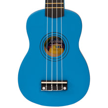 Load image into Gallery viewer, Blue Vintage Laka Rainbow Series Soprano Ukulele &amp; Carry Bag