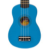 Blue Vintage Laka Rainbow Series Soprano Ukulele & Carry Bag