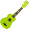 Green Vintage Laka Rainbow Series Soprano Ukulele & Carry Bag