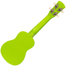 Load image into Gallery viewer, Green Vintage Laka Rainbow Series Soprano Ukulele &amp; Carry Bag
