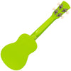 Green Vintage Laka Rainbow Series Soprano Ukulele & Carry Bag