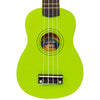 Green Vintage Laka Rainbow Series Soprano Ukulele & Carry Bag
