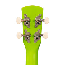 Load image into Gallery viewer, Green Vintage Laka Rainbow Series Soprano Ukulele &amp; Carry Bag