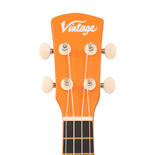 Load image into Gallery viewer, Orange Vintage Laka Rainbow Series Soprano Ukulele &amp; Carry Bag