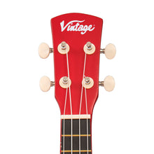 Load image into Gallery viewer, Red Vintage Laka Rainbow Series Soprano Ukulele &amp; Carry Bag