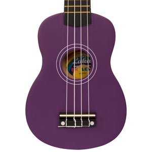 Violet Vintage Laka Rainbow Series Soprano Ukulele & Carry Bag