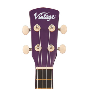 Violet Vintage Laka Rainbow Series Soprano Ukulele & Carry Bag