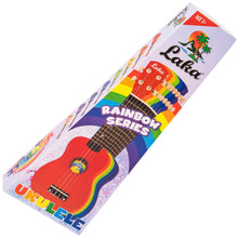 Load image into Gallery viewer, Indigo Vintage Laka Rainbow Series Soprano Ukulele &amp; Carry Bag