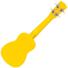 Load image into Gallery viewer, Yellow Vintage Laka Rainbow Series Soprano Ukulele &amp; Carry Bag
