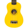Yellow Vintage Laka Rainbow Series Soprano Ukulele & Carry Bag