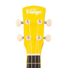 Yellow Vintage Laka Rainbow Series Soprano Ukulele & Carry Bag