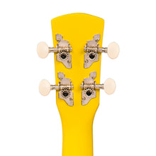 Load image into Gallery viewer, Yellow Vintage Laka Rainbow Series Soprano Ukulele &amp; Carry Bag