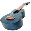 Midnight Blue Vintage Laka Sapele Series Soprano Ukulele & Bag