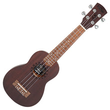 Load image into Gallery viewer, Chocolate Vintage Laka Sapele Series Soprano Ukulele &amp; Bag