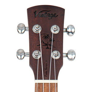 Chocolate Vintage Laka Sapele Series Soprano Ukulele & Bag