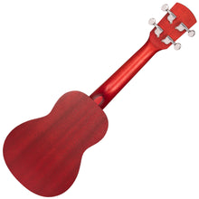 Load image into Gallery viewer, Red Vintage Laka Sapele Series Soprano Ukulele &amp; Bag