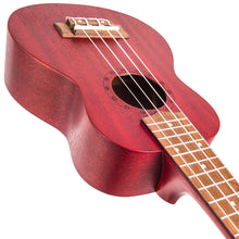 Load image into Gallery viewer, Red Vintage Laka Sapele Series Soprano Ukulele &amp; Bag