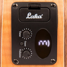 Load image into Gallery viewer, Vintage Laka Maple Series Electro-Acoustic Cutaway Ukulele &amp; Carry Bag ~ Soprano