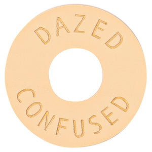 Joe Doe Poker Chip Toggle Switch Surround ~ Aged White ~ Dazed/Confused